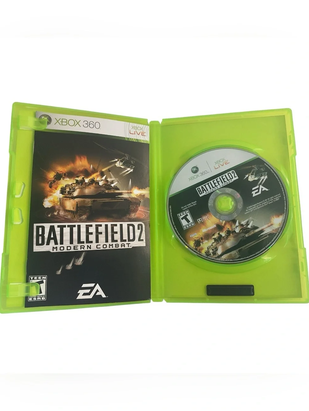Battlefield 2 Modern Combat Xbox 360 2006 EA Complete w/ Manual CIB